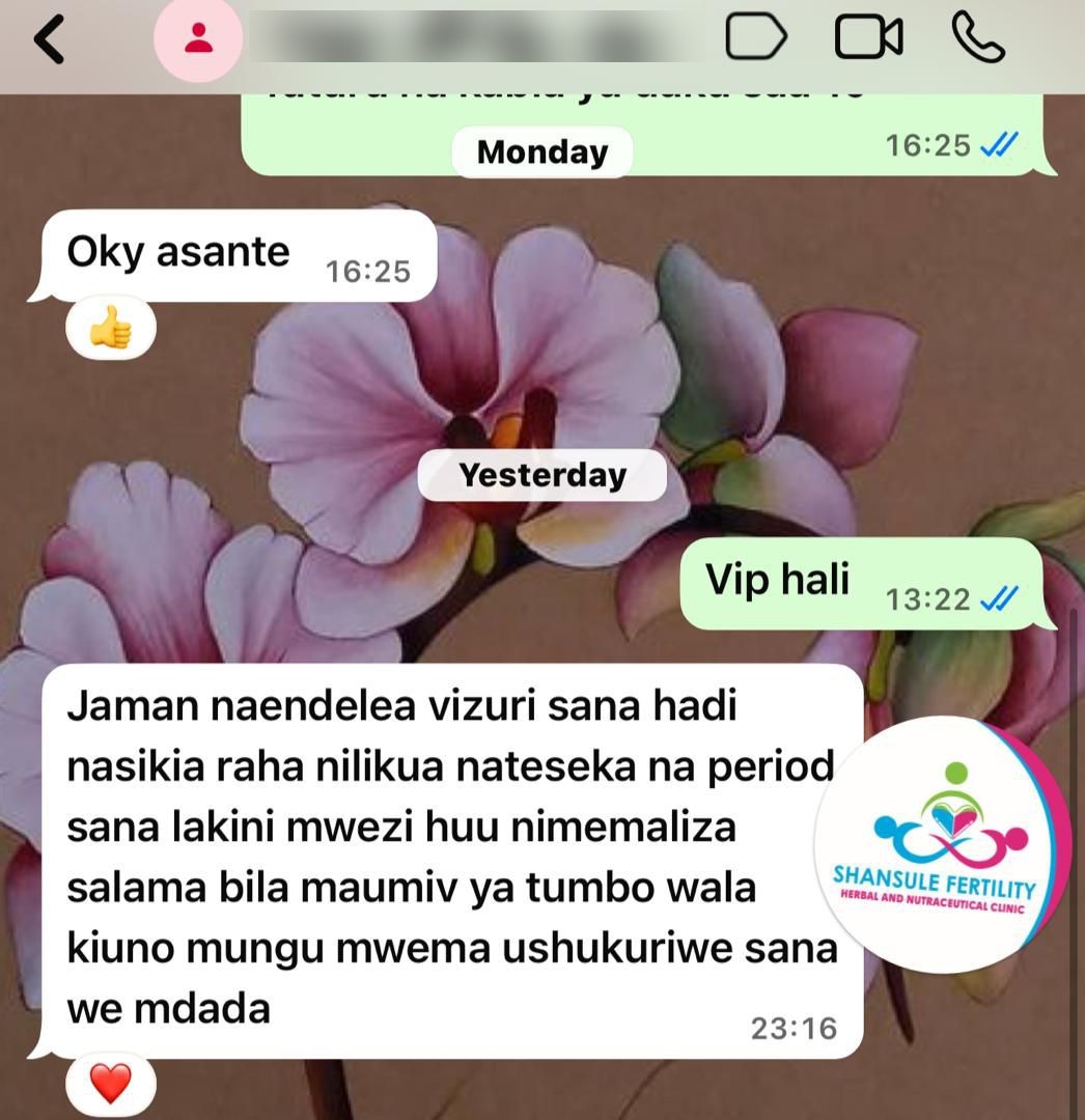 Ushuhuda wa mteja — hedhi bila maumivu